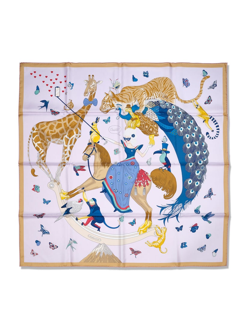 (NO RESERVE) HERMÈS: A SET OF 6 SILK SCARVES (Includes boxes) - 3