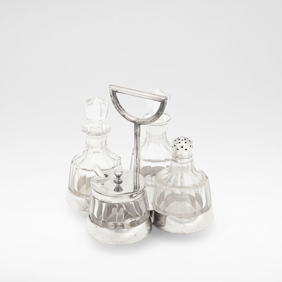 Christopher Dresser for Hukin & Heath Cruet set, model no. 2239, 1879 (1 of 1)