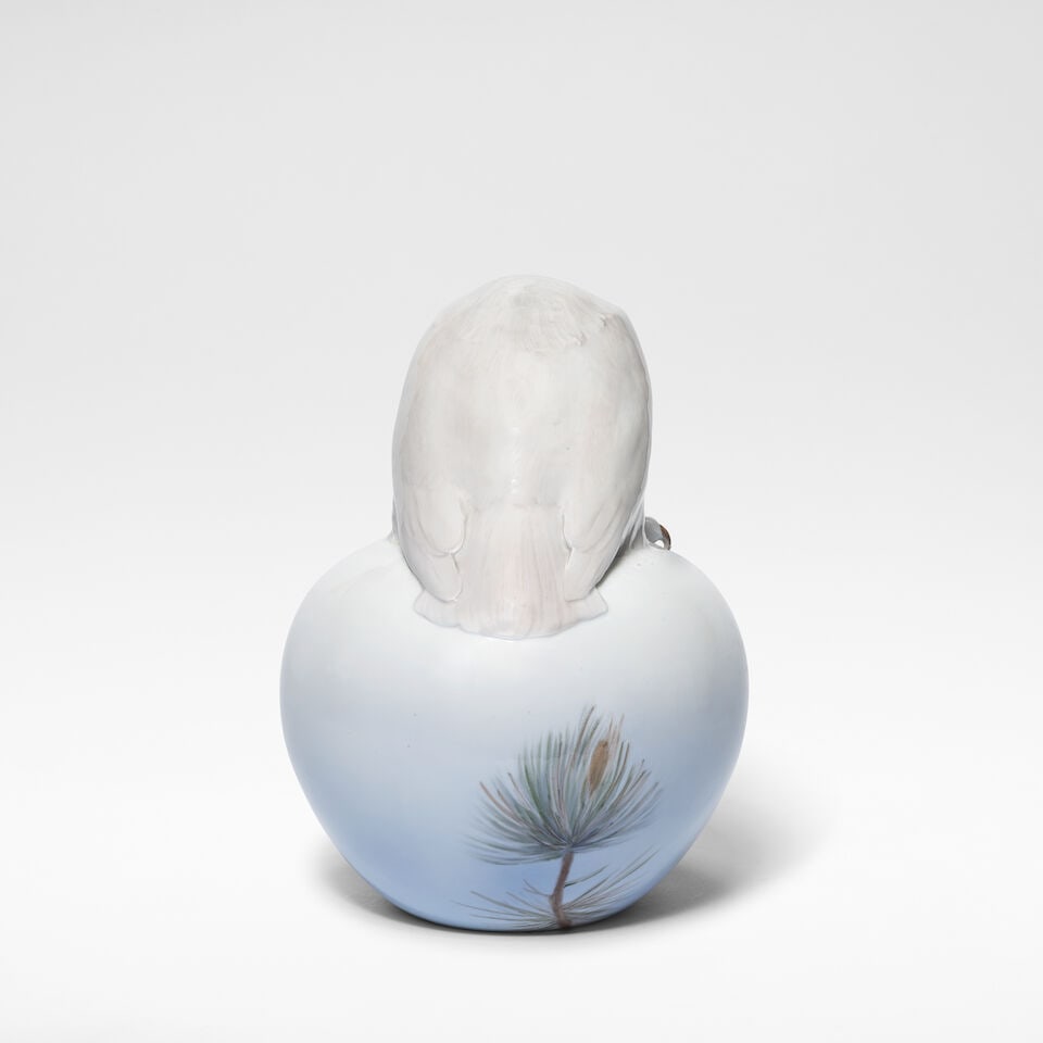 Royal Copenhagen 'Owl on ball', model no. 1101, circa 1914 - 2