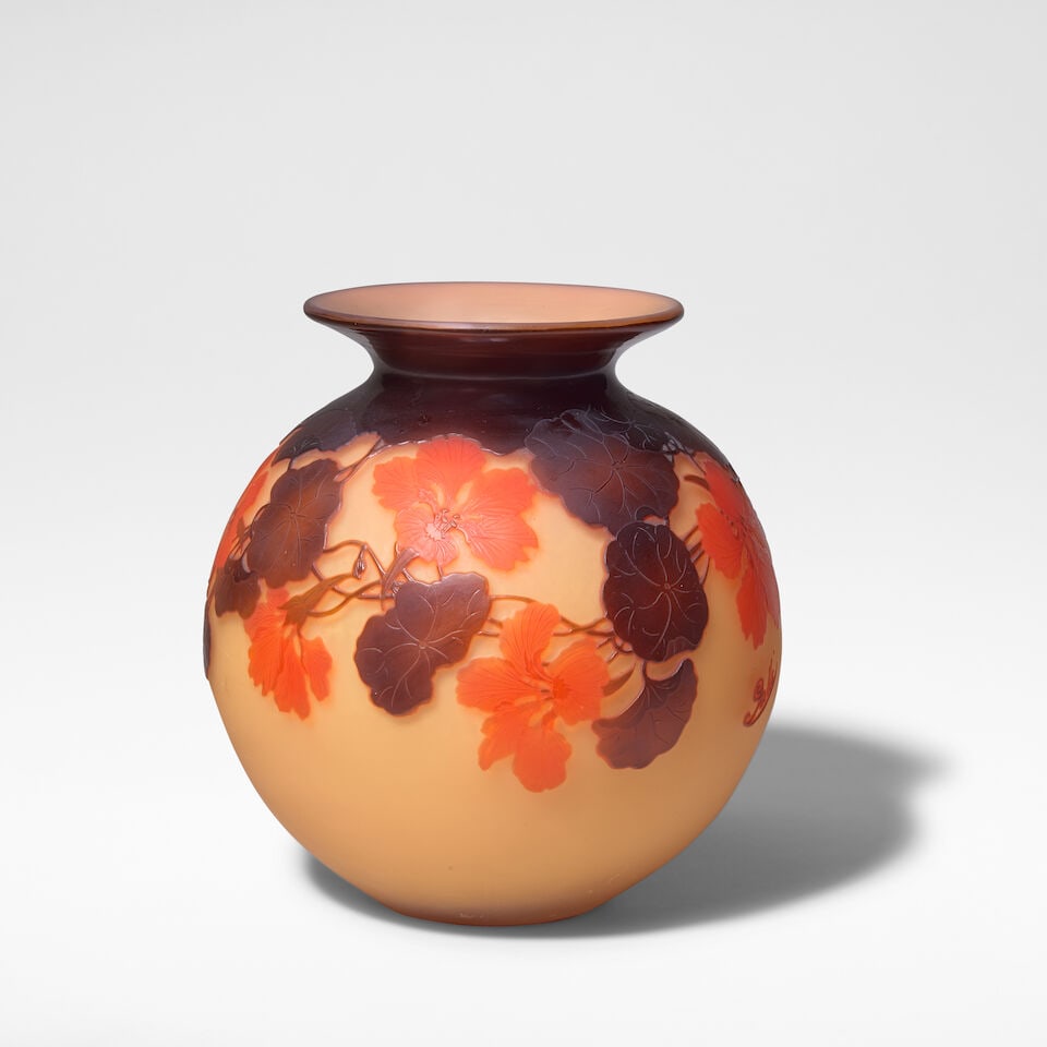 Établissements Gallé Vase, circa 1910 - 2