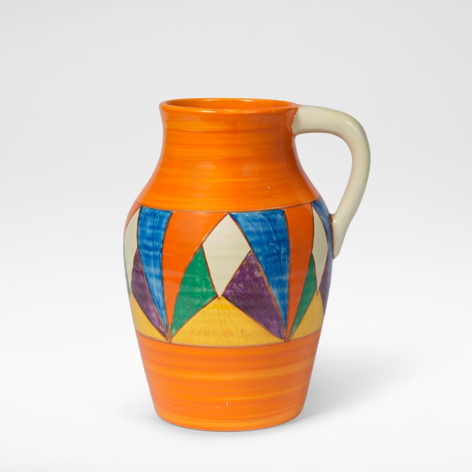 Clarice cliff 'Original Bizarre', Lotus jug, circa 1929 - 2
