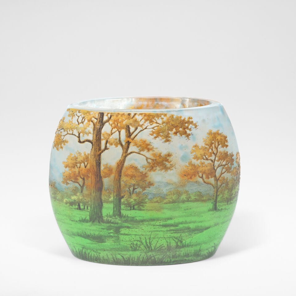 DAUM Nancy 'Paysage', vase, circa 1904 - 2