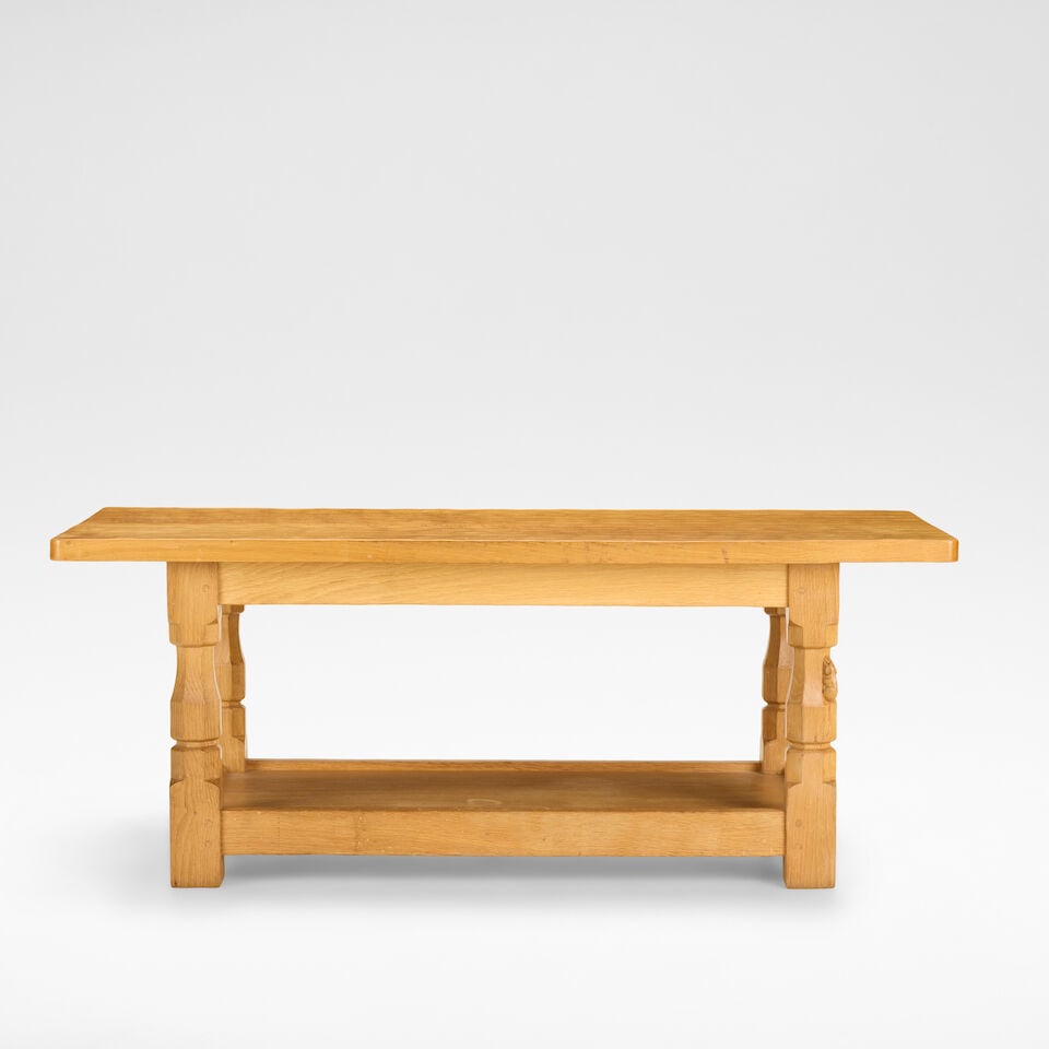 Robert 'Mouseman' Thompson Coffee table, circa 1950 - 3