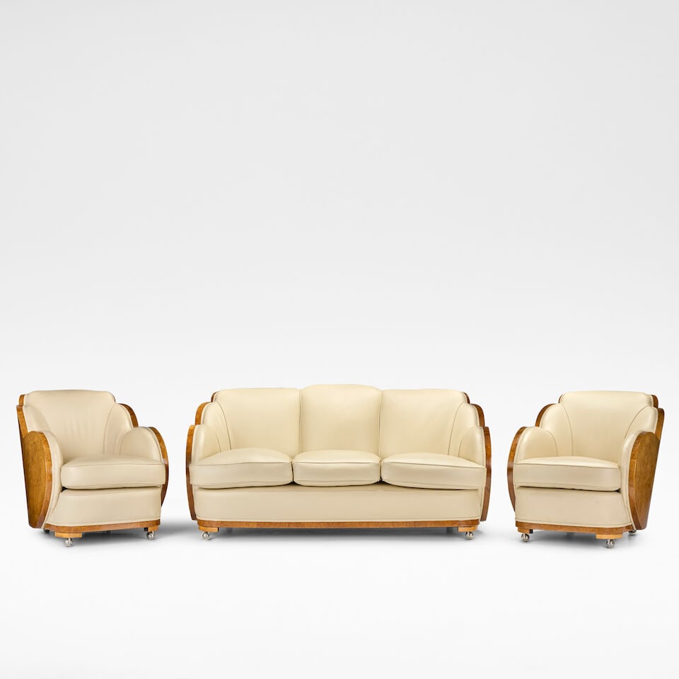 Harry and Lou Epstein 'Cloud' lounge suite, circa 1930 (1 of 3)