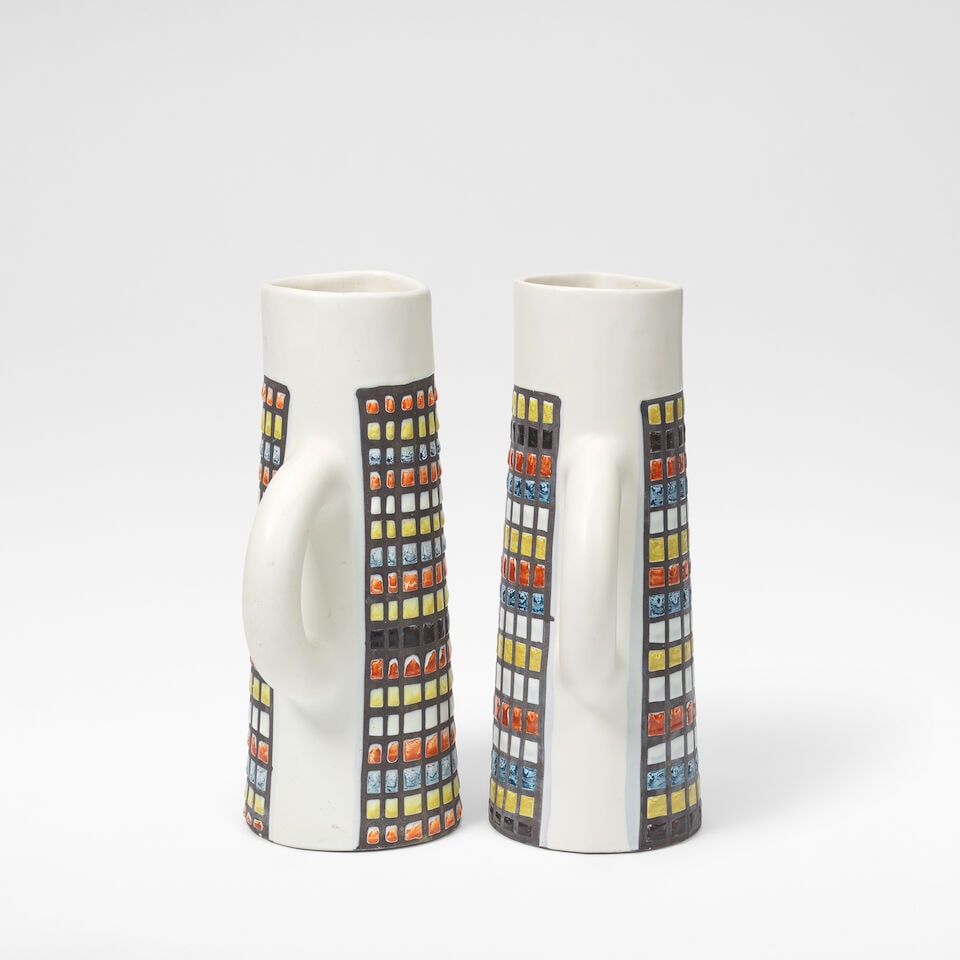 Roger Capron Two 'Pyjama' pitchers, circa 1955 - 2