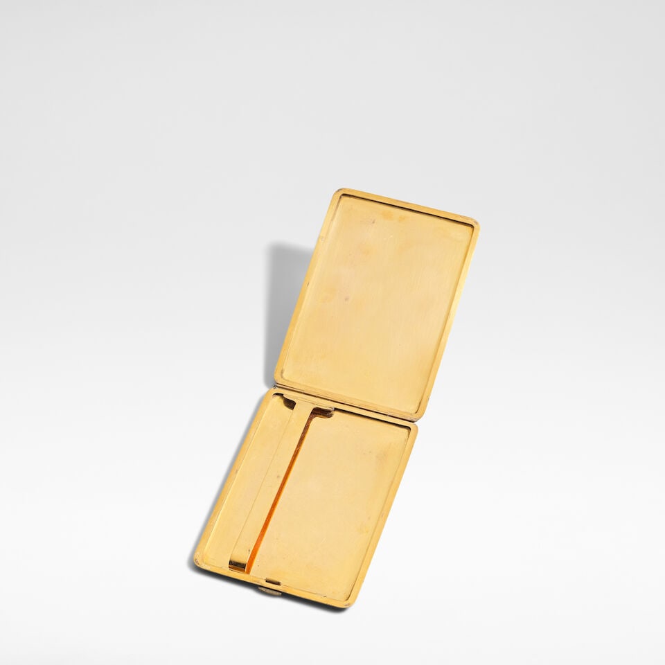 In the manner of Jean Dunand Art Deco cigarette case, circa 1930 - 2