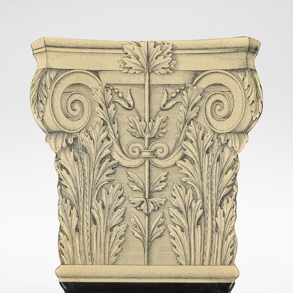 Piero Fornasetti 'Capitello Corinzio', chair, designed 1955 - 2