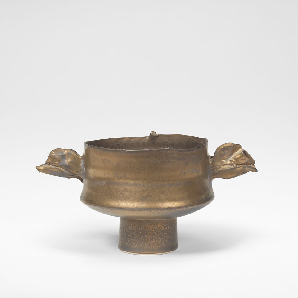 Colin Pearson Small stem bowl with wings - 2