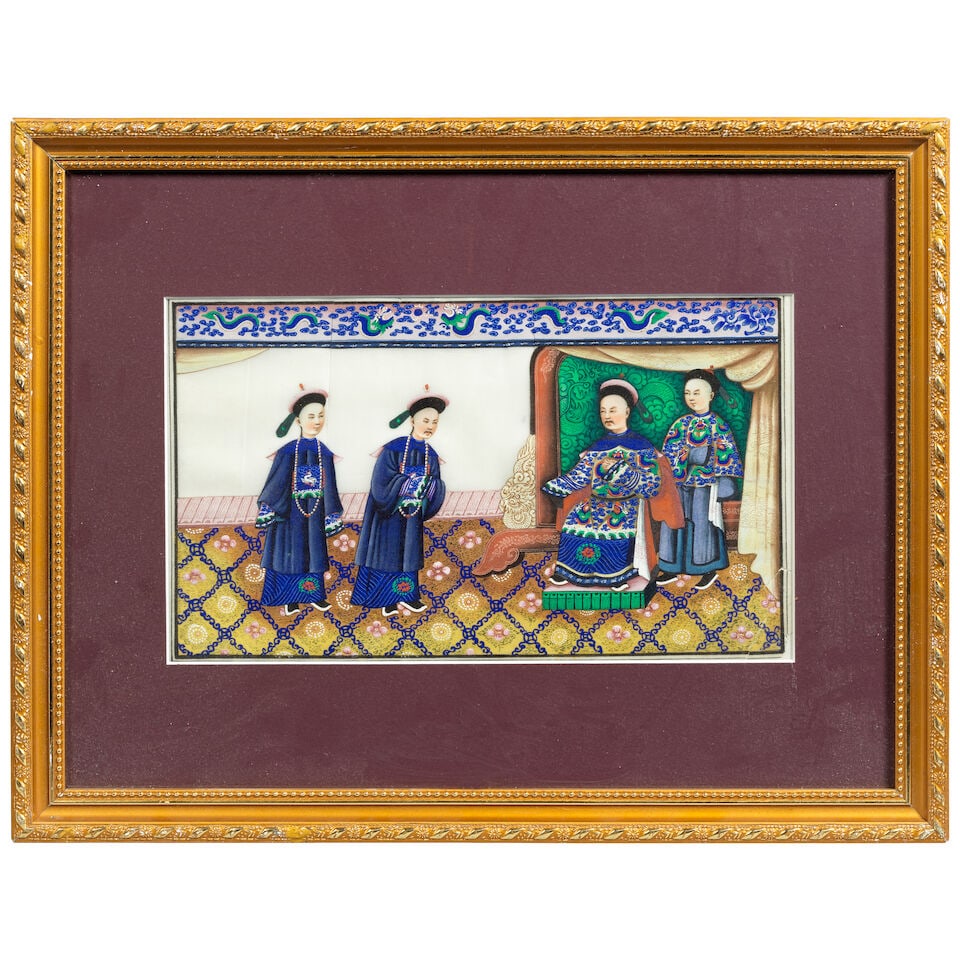 A set of twelve 19th century Chinese pith pictures (12) - 4