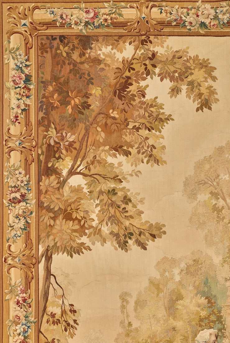 A late 18th/early 19th century French tapestry 238.2cm x 193.2cm - 2