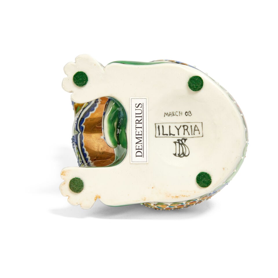 David Burnham Smith (British, 1937-2019): A porcelain model of 'Demetrius' Signed with artist's... - 2