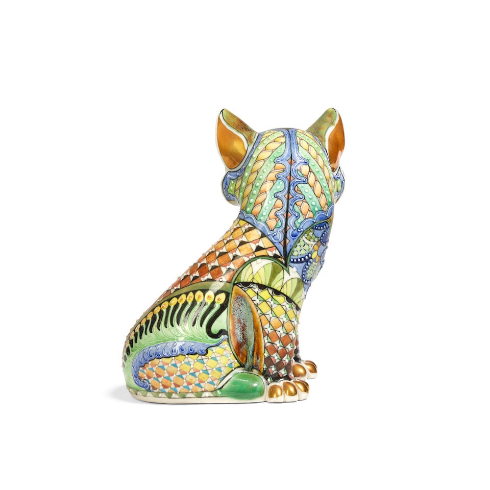 David Burnham Smith (British, 1937-2019): A porcelain model of 'Demetrius' Signed with artist's... - 3