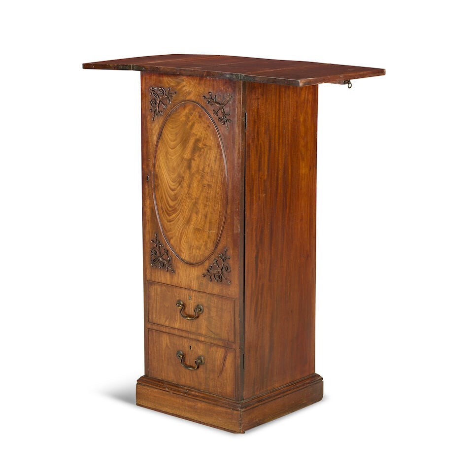 A George III mahogany pedestal dining cabinet Circa 1760 - 2