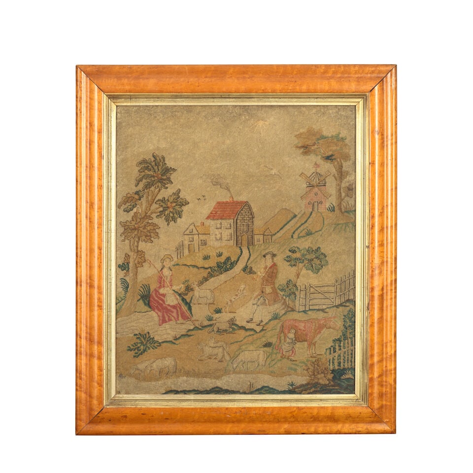 Two needlework panels Probably late 16th/early 17th century (3) - 7