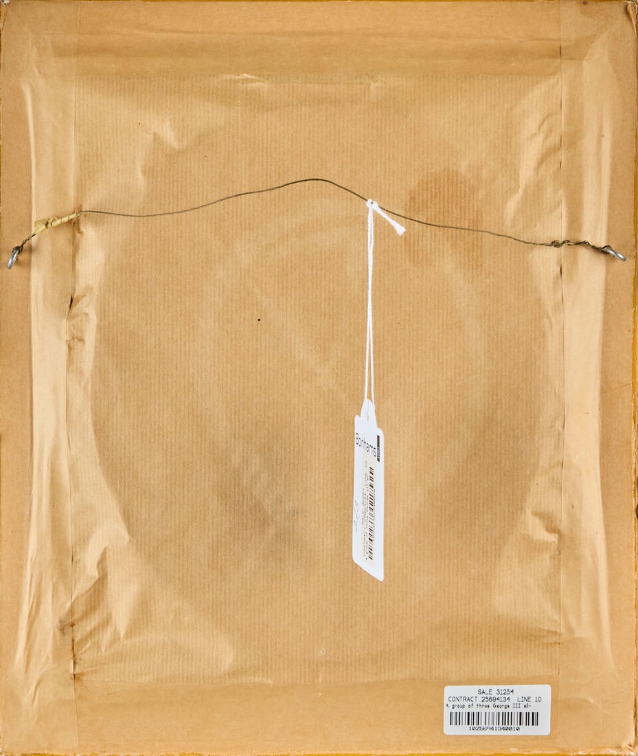 A group of three George III silk work pictures The pair circa 1790 (3) - 2