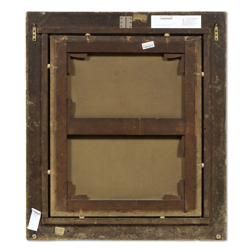 Circle of William Hogarth (1697-1764) Portrait of a lady said to be Lady Mary Forbes, in a grey ... - 3