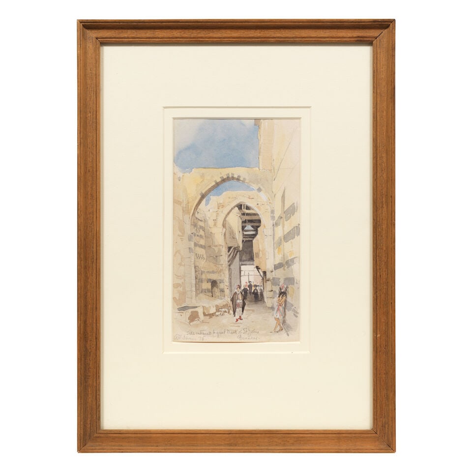 William J. Tipping (British, 1816-1897) Side entrance to the Great Mosque of St John Damascus - 2