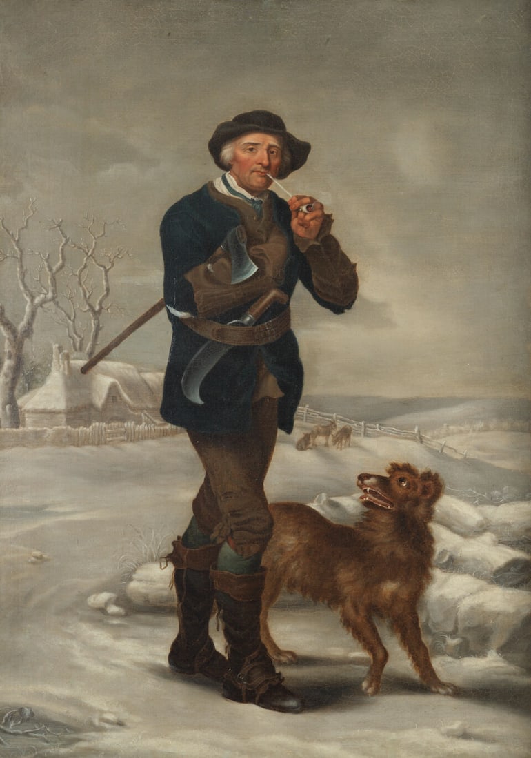 Follower of Thomas Barker of Bath (Pontypool 1769-1847 Bath) The woodcutter in winter; Collectin... - 2