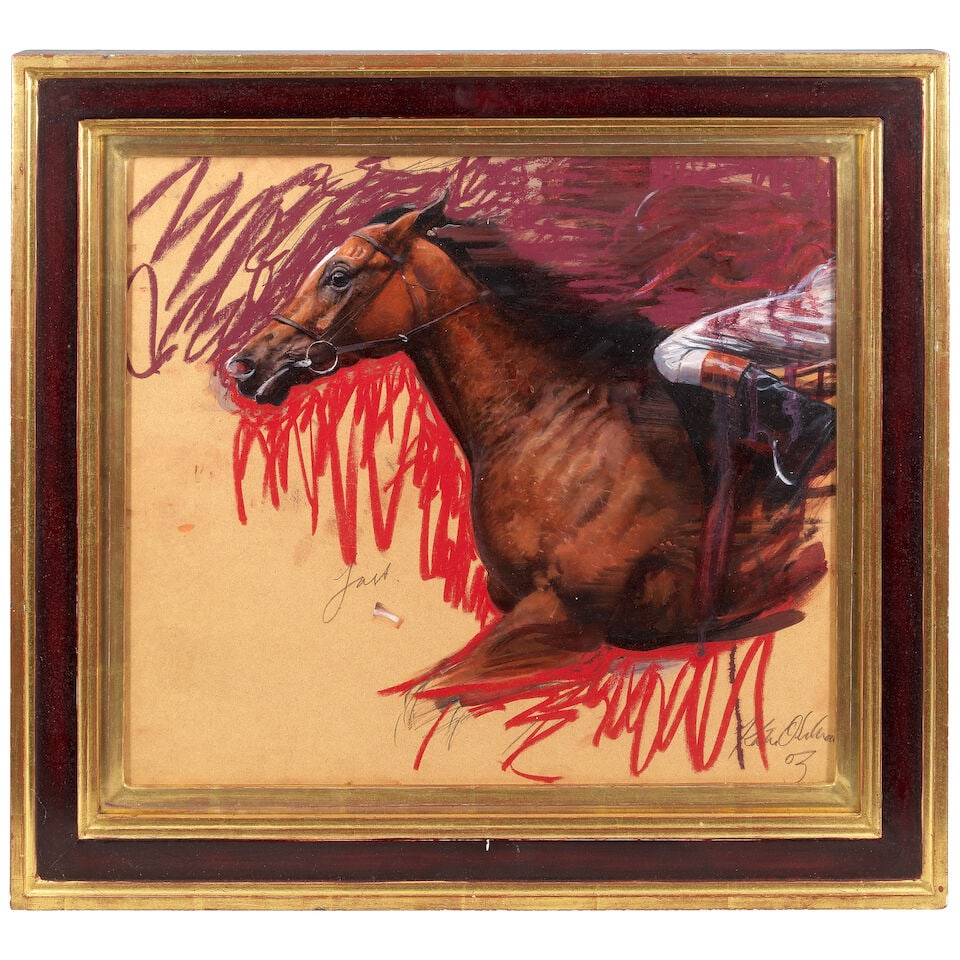 Katie O'Sullivan (Irish, born 1959) Study of Jack (with another sketch (on the reverse)) - 2