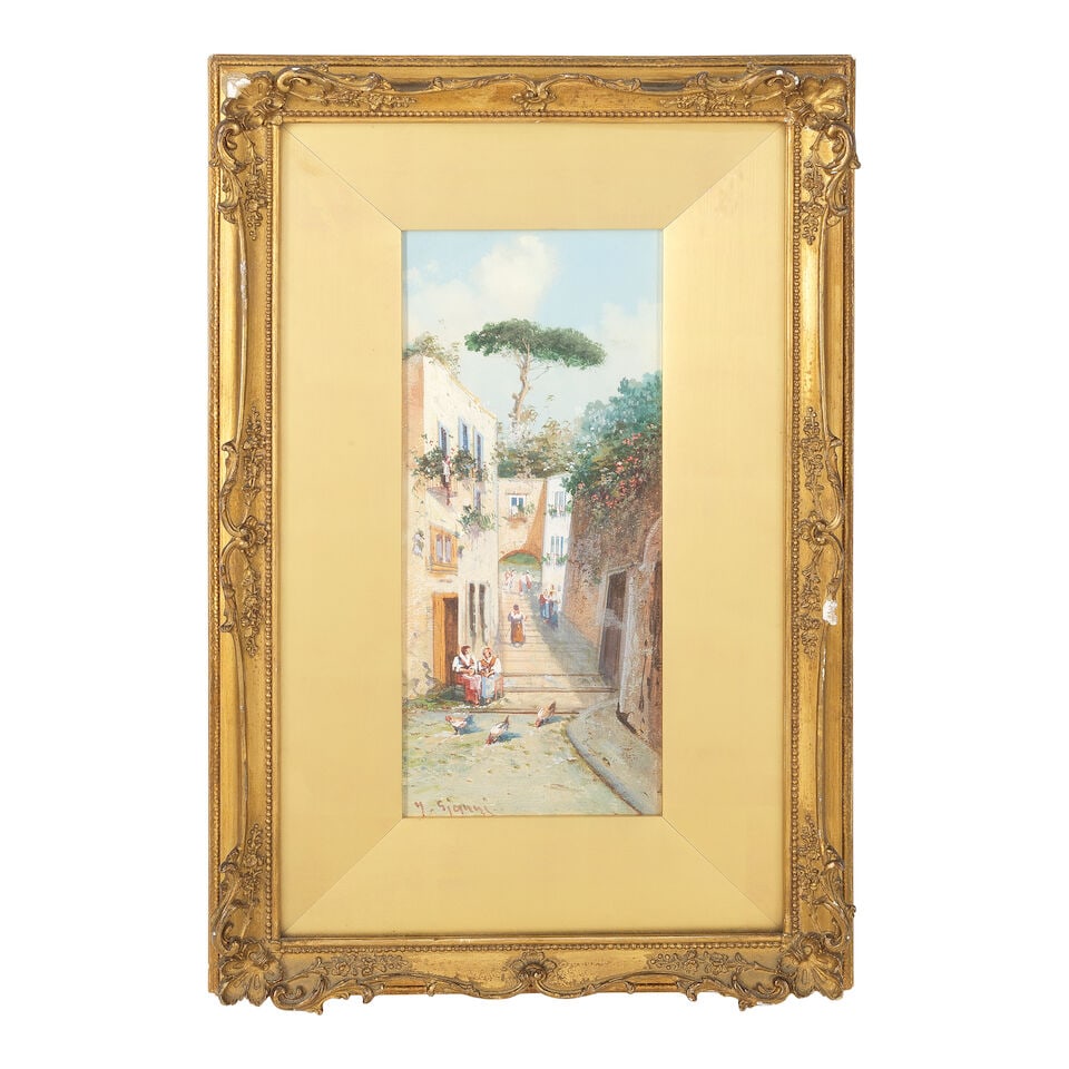 Girolamo Gianni (Italian, 1837-1895) Views of Napoli - 4