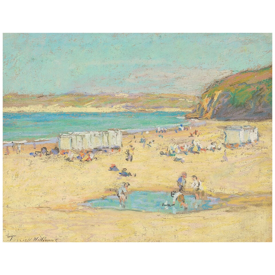 Terrick John Williams, RA (British, 1860-1936) St Ives, Cornwall (1 of 3)