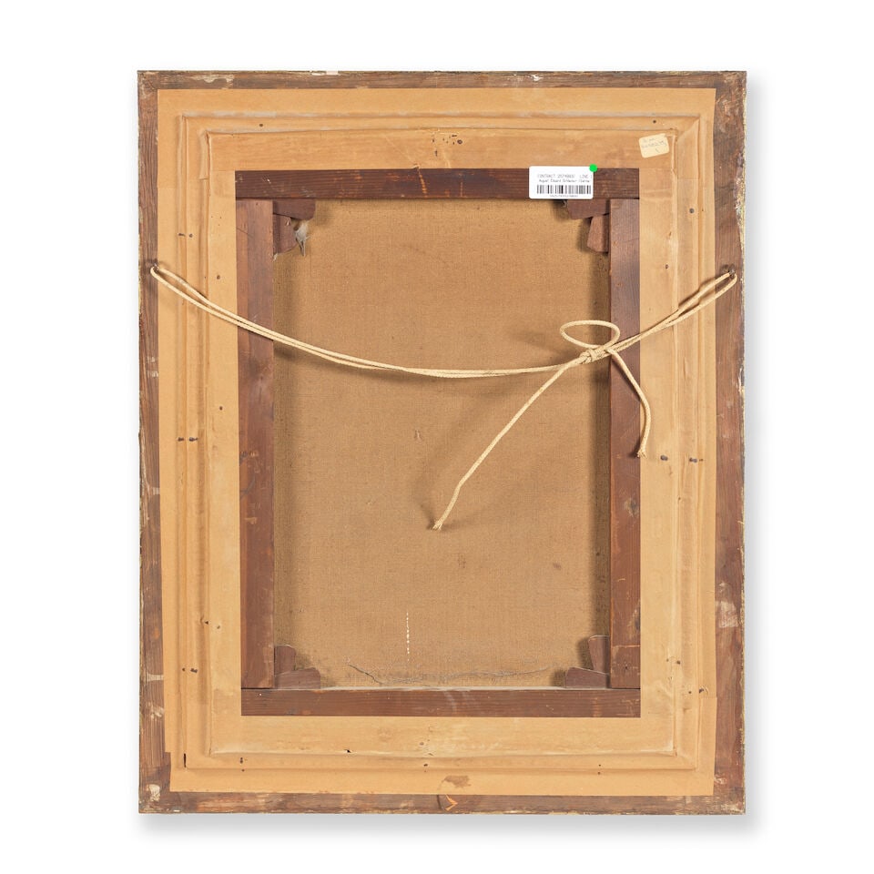 August Eduard Schliecker (German, 1833-1911) Street scene at Andermach on The Rhine, showing the... - 3