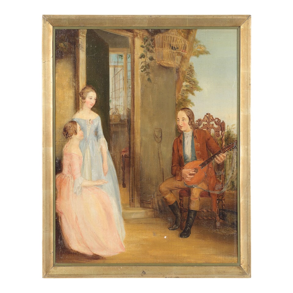 British School, early 19th Century The love song - 2