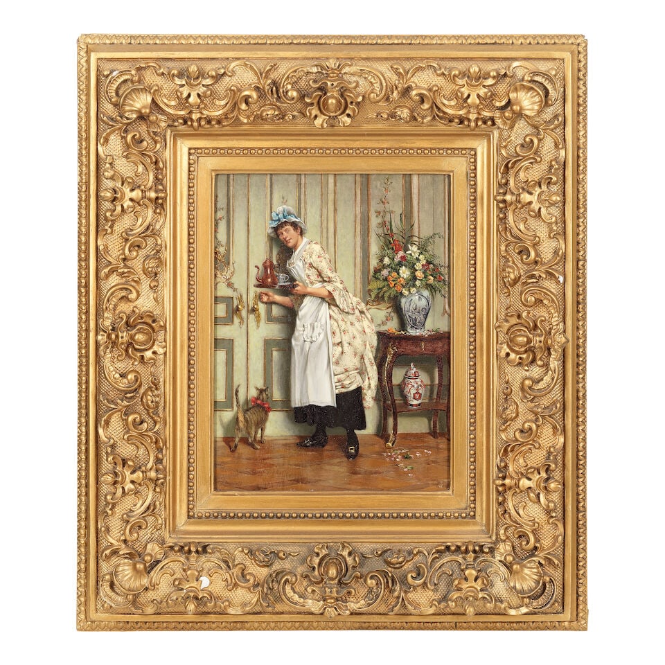 Stephen Samuel Lewin (British, 1848-1909) Tea time - 2