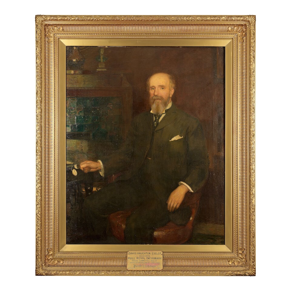 Joseph Walter West (British, 1860-1933) Portrait of David Haughton, J.P. - 2