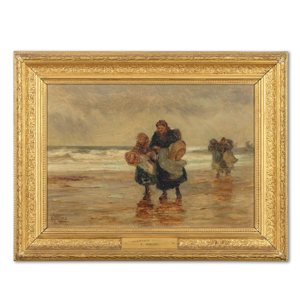 Robert Jobling (British, 1841-1923) Cullercoats fisherwomen - 2