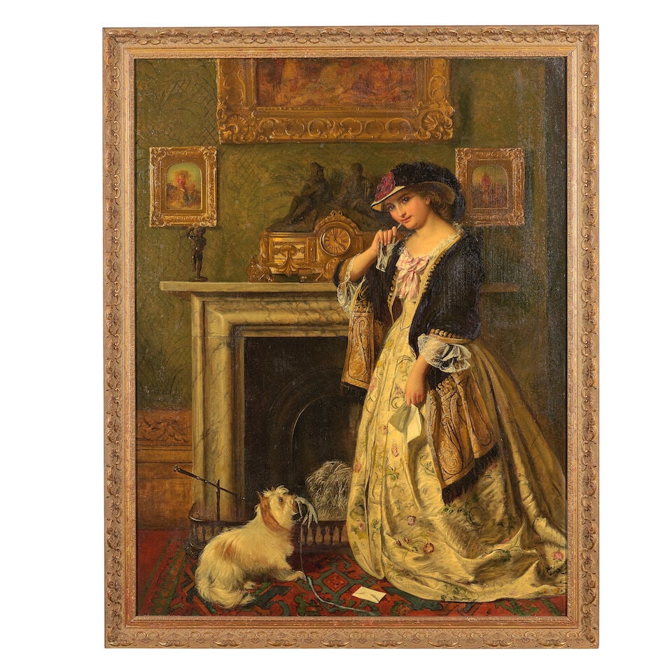 Follower of Thomas Falcon Marshall (British, 1818-1878) The love letter - 2