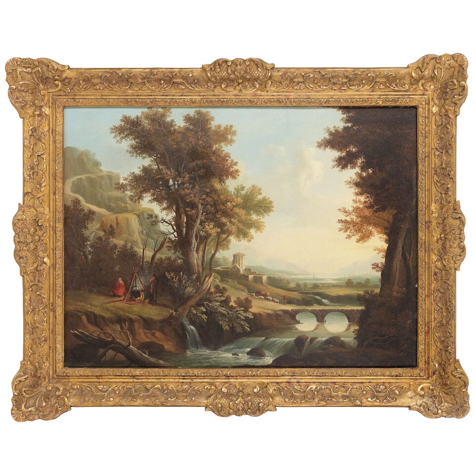 Continental School, 19th Century Setting up the camp; The homeward journey, a pair each 46 x 61c... - 5