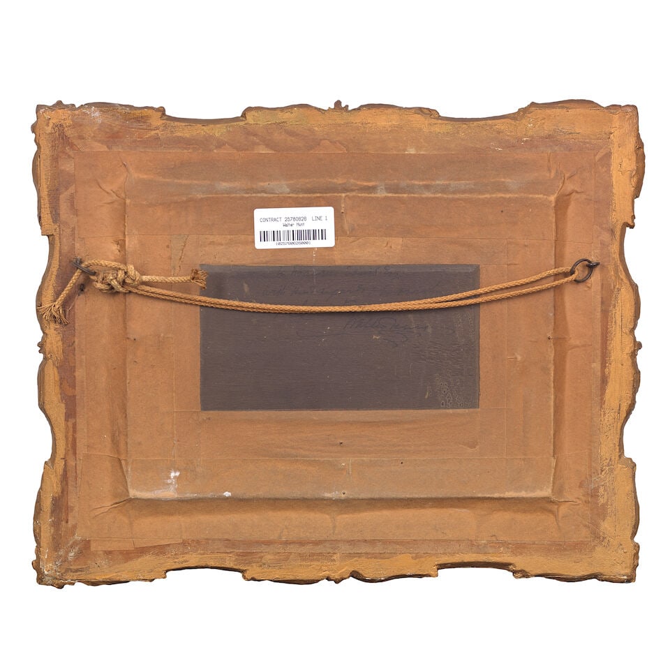 Walter Hunt (British, 1861-1941) Shepherd and his flock in the snow - 3