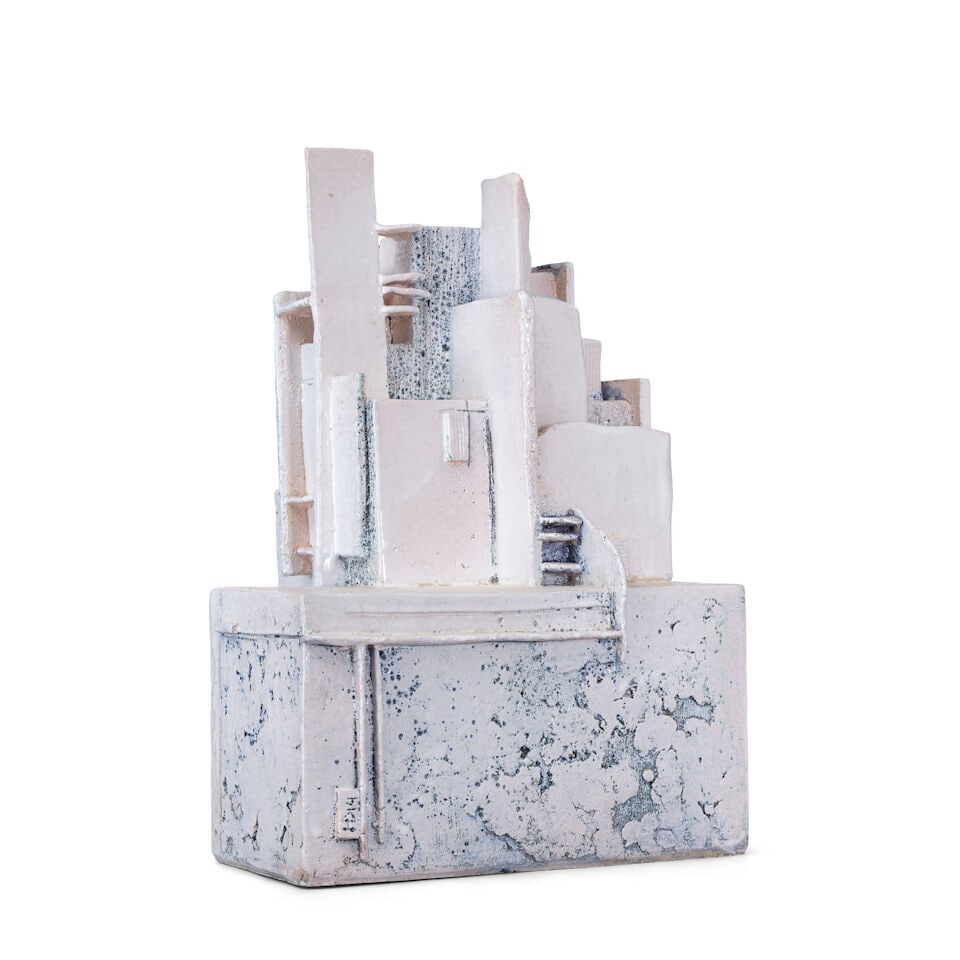 The Lviv School of Professional Ceramics (LKSF) sculpture in constructivist styleglazed ceramic... - 4