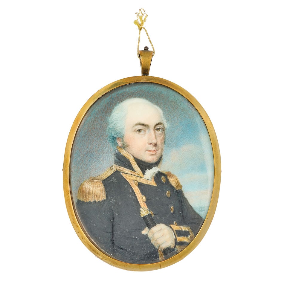 Thomas Hazlehurst (English, 1740-1821): Portrait miniature of a young lady, together with a simi... - 2