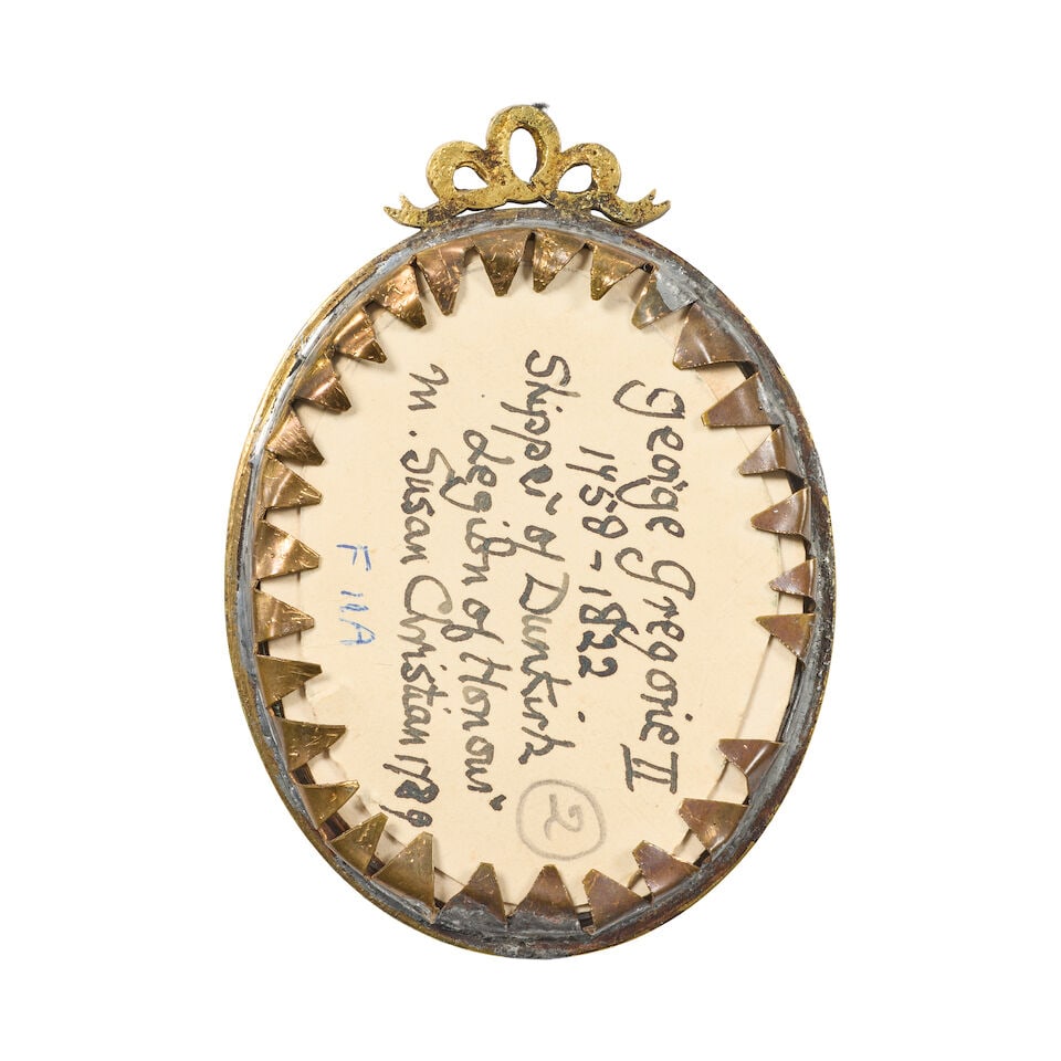 English school, circa 1785, portrait miniature of an officer, traditionally identified as John G... - 2