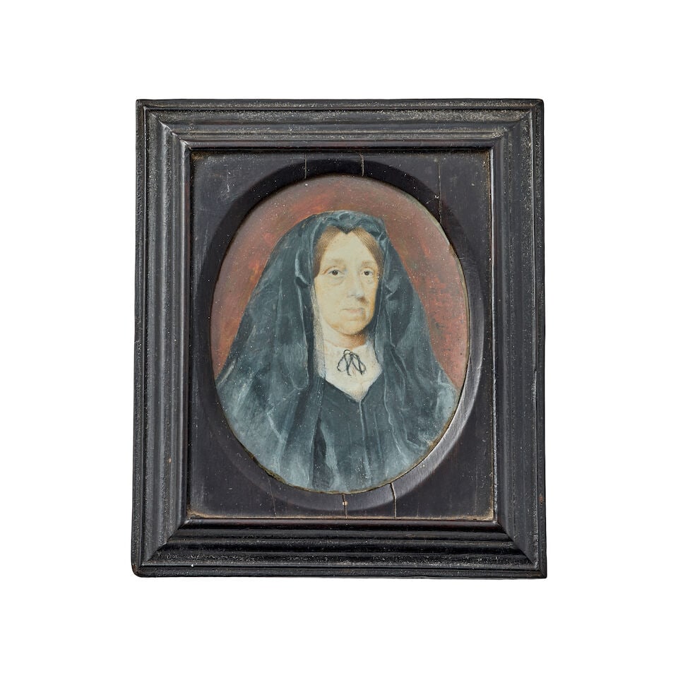 Circle of John Hoskins (English 1590-1664): Portrait miniature of a lady called Margaret Rupert ... - 5