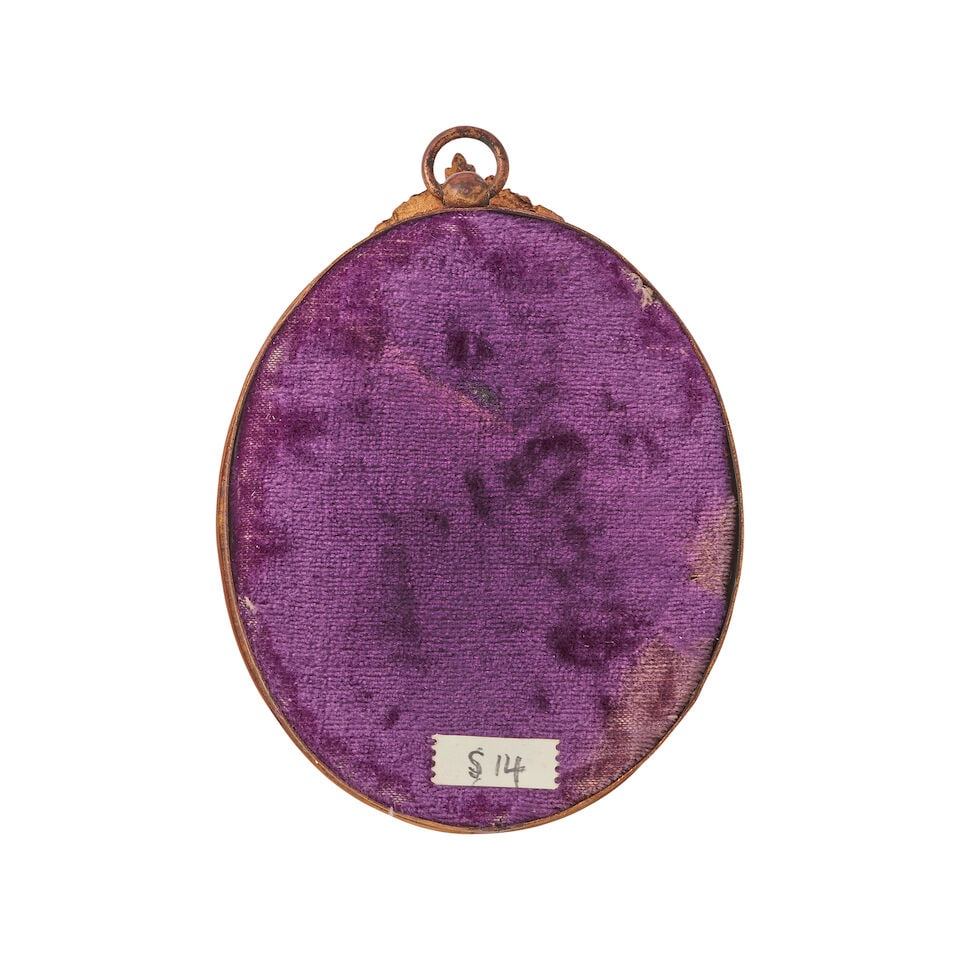 Attributed to Thomas Hargreaves(English, 1774-1847): Portrait miniature of a lady of fashion, ci... - 2