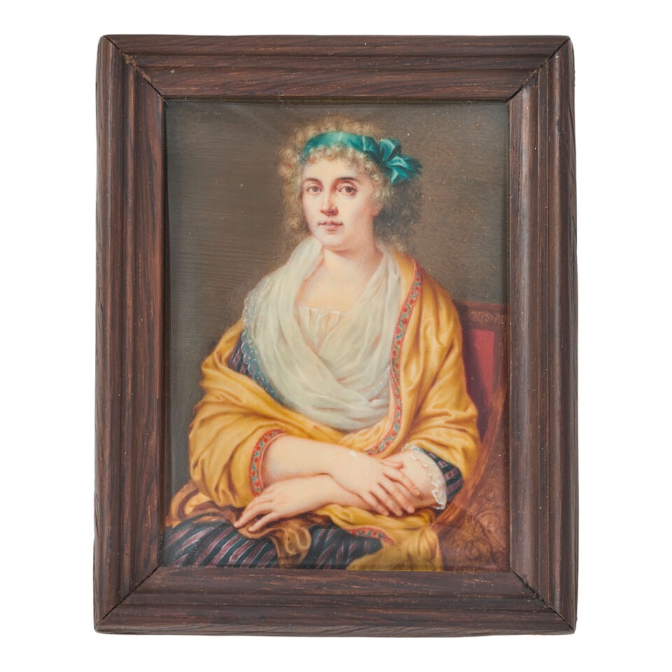 Miniatures 28, 74 and 52Henry Eldridge (English, 1768-1821): Portrait of Edward Gibbon, after Re... - 5