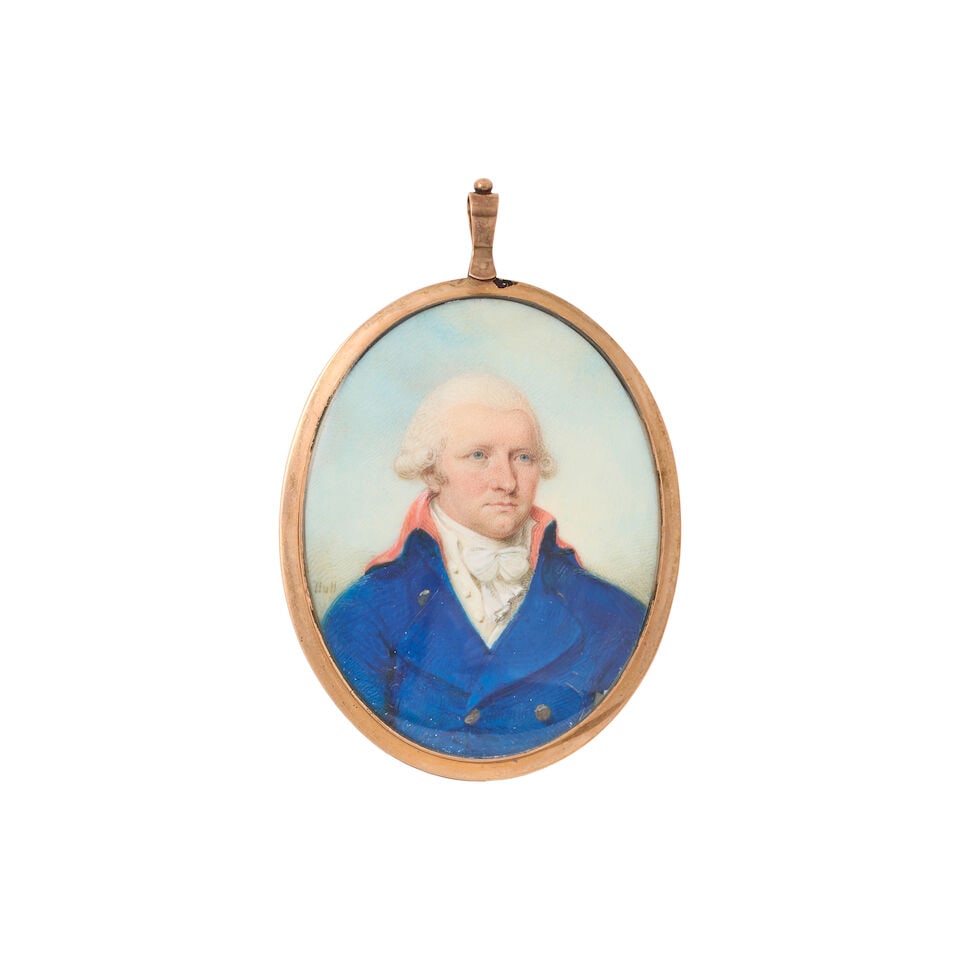 Attributed to George Engleheart (English, 1750-1828): Portrait miniature of Gabriel Matthias (17... - 7