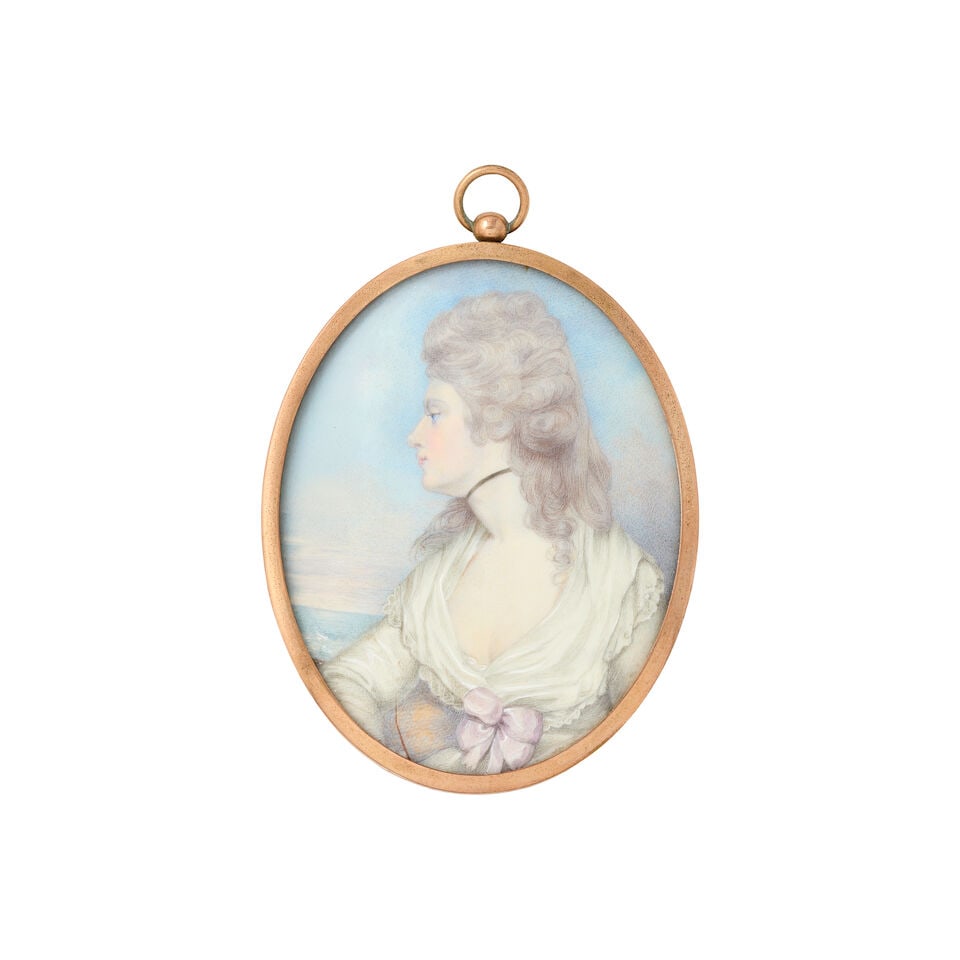 After Joshua Reynolds (English, 1723-1792): Portrait of Mrs Robinson After the original now in W... (1 of 2)