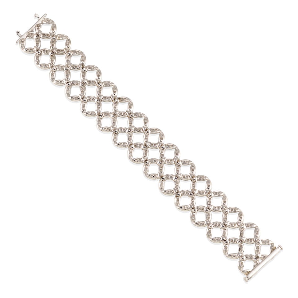 18K GOLD AND DIAMOND BRACELET - 2
