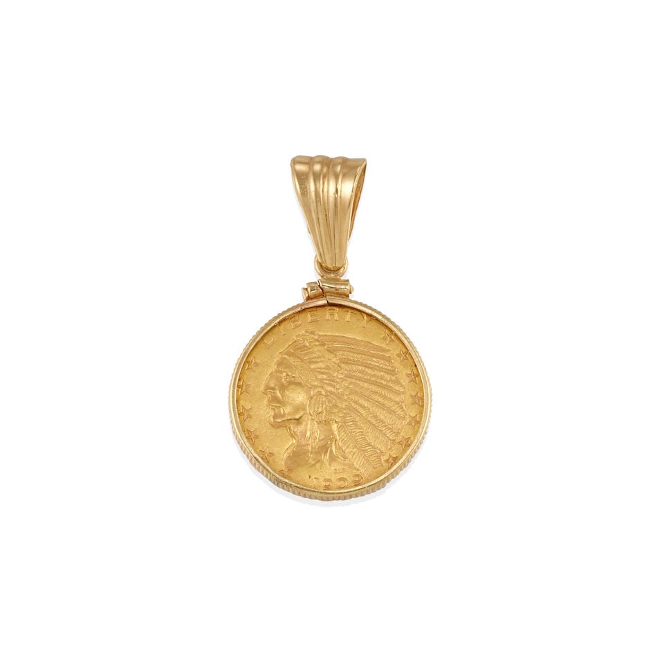GOLD COIN PENDANT (1 of 2)