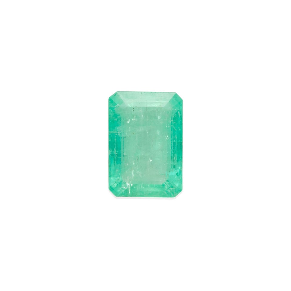 LOOSE EMERALD WITH GIA REPORT: LOOSE EMERALD WITH GIA REPORT • One octagonal emerald weighing approximately 15.40 carats • Accompanied by GIA Emerald Origin Report no. 1236840602 dated January 23, 2026, stating the