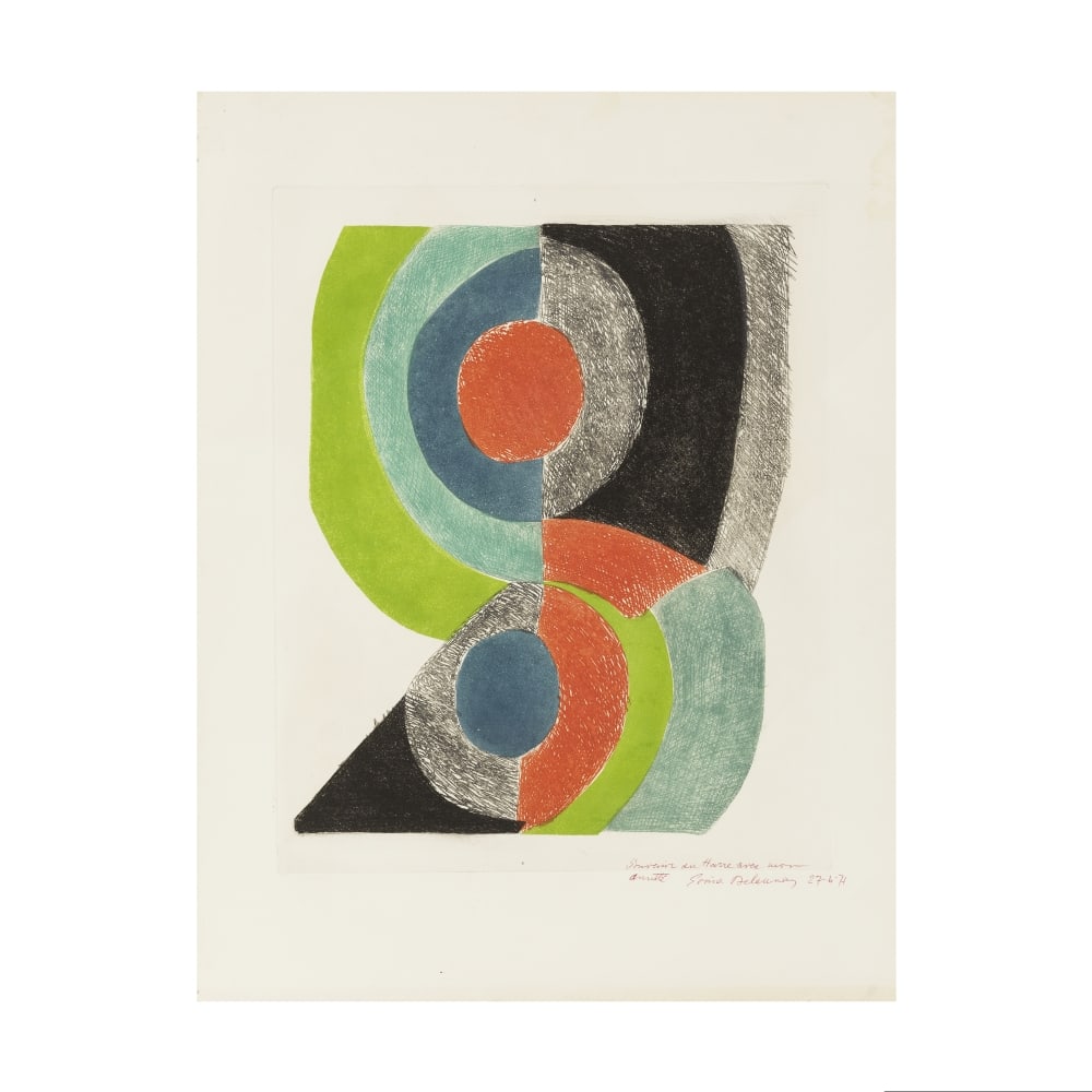 SONIA DELAUNAY (1885-1979), Sans titre, circa 1970 (1 of 1)