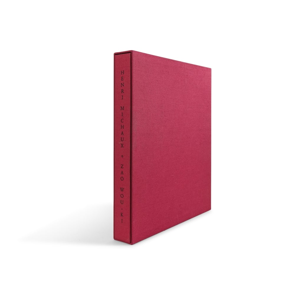 ZAO WOU-KI (1920-2013) ET HENRI MICHAUX (1899-1984) Annonciation-Moments, 1996 Ouvrage comprenan... (1 of 1)