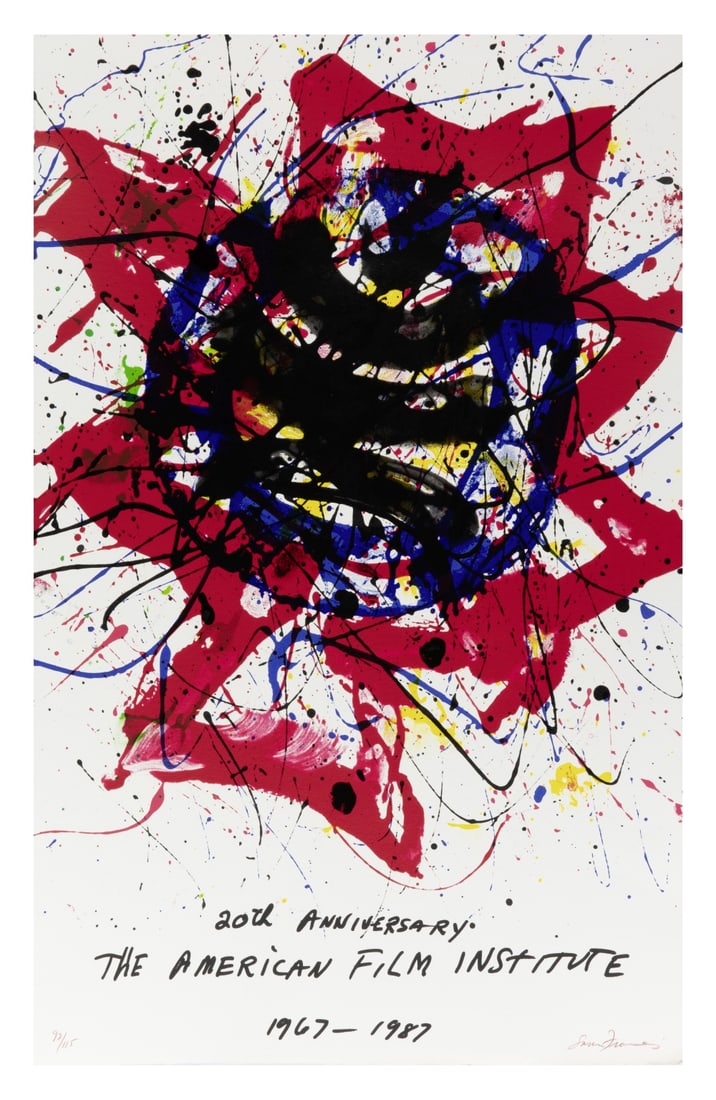 SAM FRANCIS (1923-1994) SFS-333 (A RED STAR), 1987 (Lembark, P.7)Sérigraphie en couleurs su... (1 of 1)