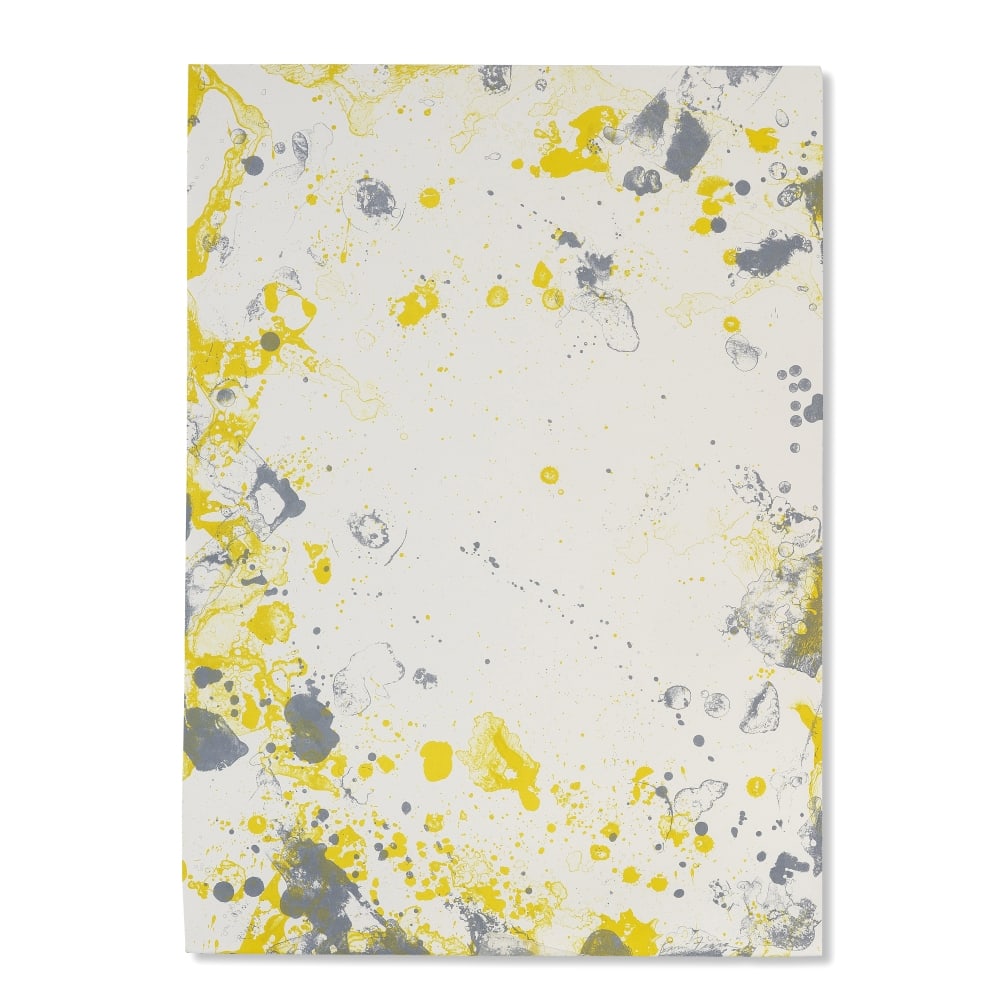 SAM FRANCIS (1923-1994) Metal Line, 1971 (Lembark, 120) Lithographie sur vélin de BFK Rives...: SAM FRANCIS (1923-1994) Metal Line, 1971 (Lembark, 120) Lithographie sur vélin de BFK Rives Signée et justifiée 'State 1/4' Essai de couleur unique en dehors de l'édition à 19