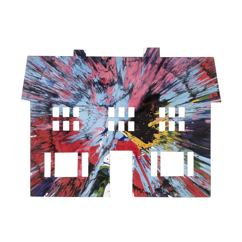 DAMIEN HIRST (NE EN 1965) House- Spint Painting, 2009 Acrylique et peinture métallique sur ... (1 of 1)