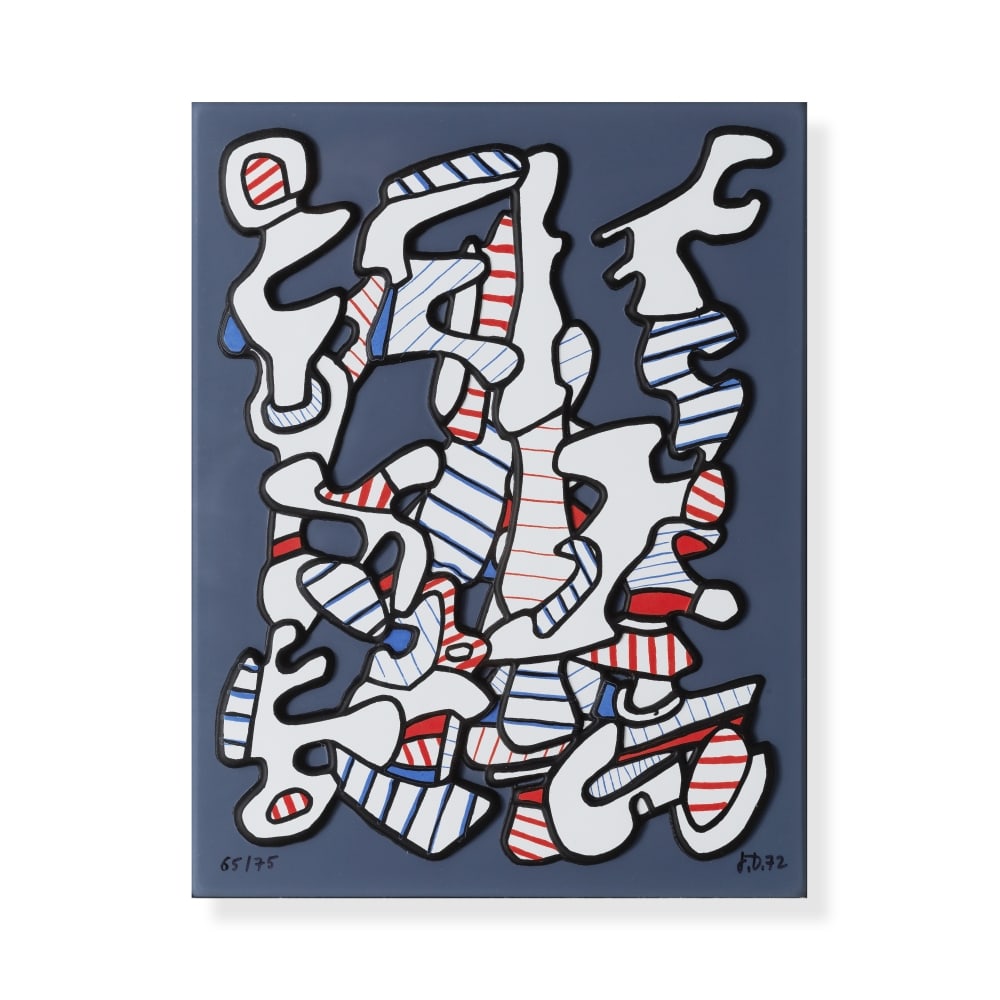 JEAN DUBUFFET (1901-1985) Arborescences II, 1972 (Webel, 1093 ; Loreau, 167)Relief polychrome Ed... (1 of 1)